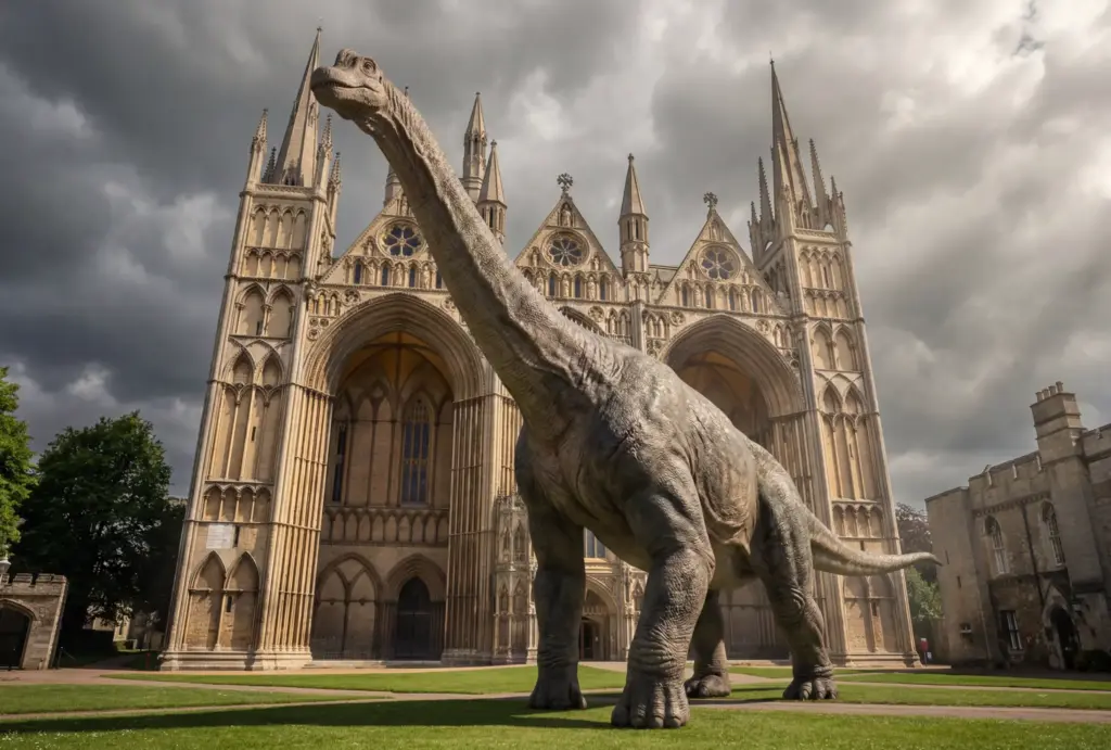 Titanosaur Peterborough Cathedral