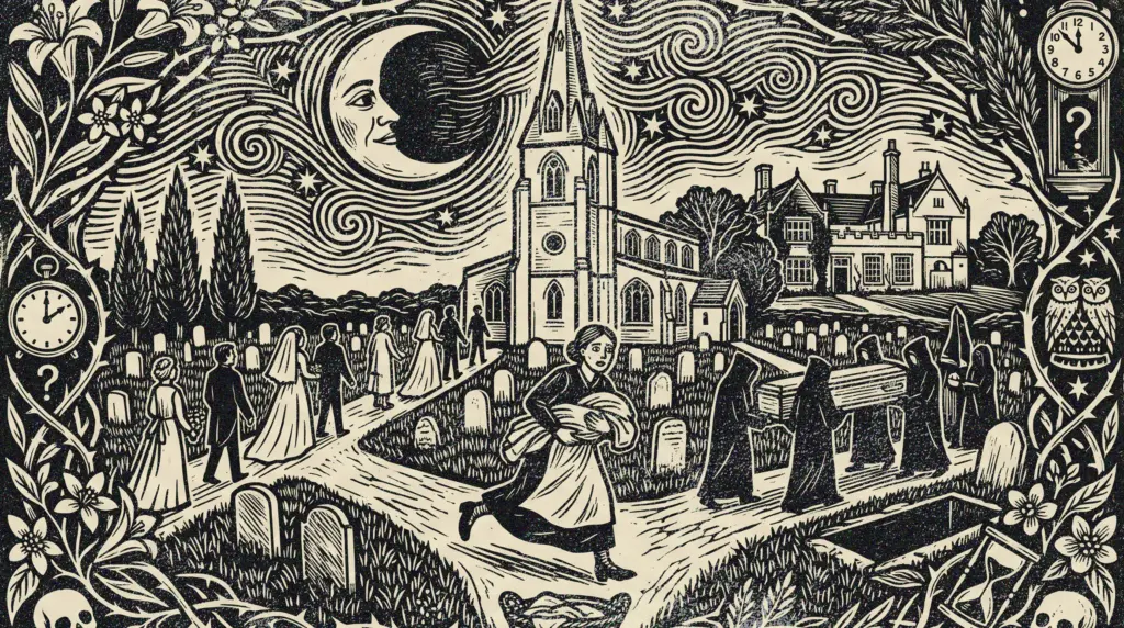 St Mark's Eve in Paston churchyard