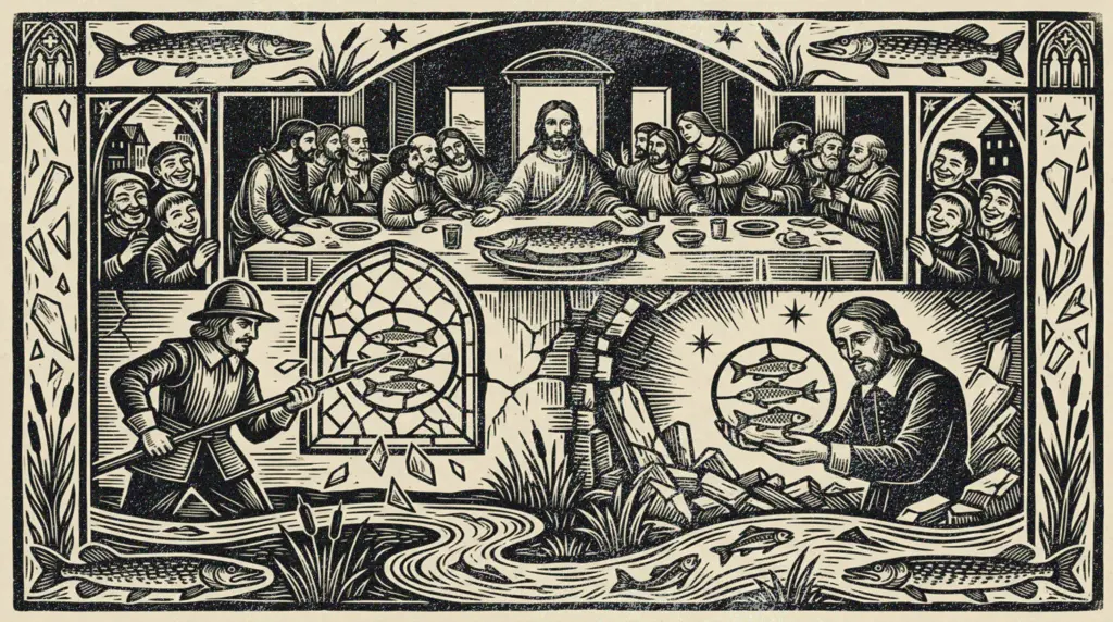 The pike at the Last Supper