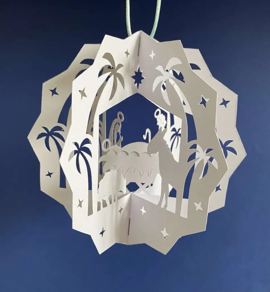Papercut Nativity Bauble Workshop