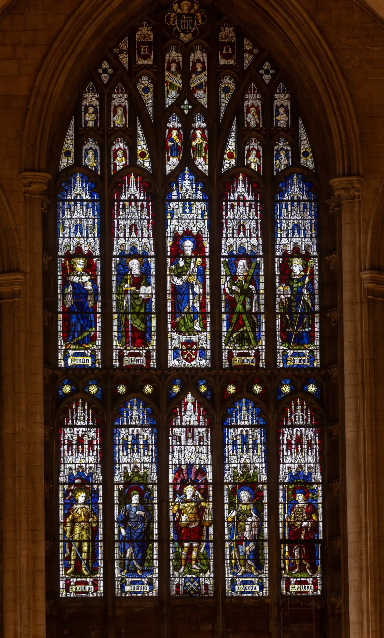 Great West Window by Burlison and Grylls at Peterborough Cathedral
